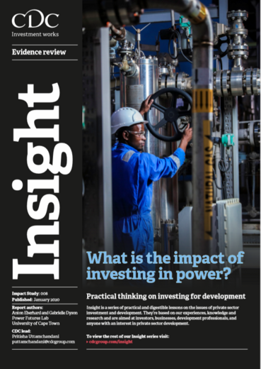 What is the impact of investing in power?