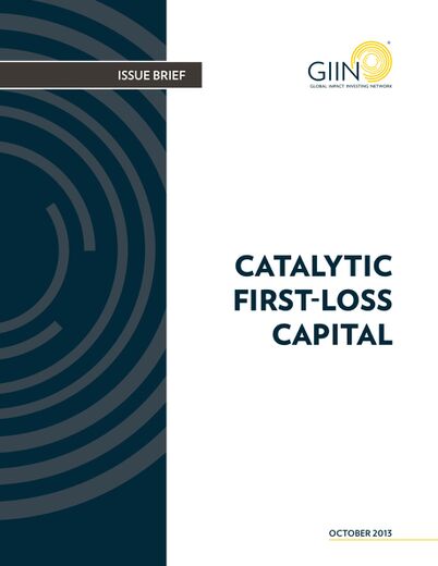 Catalytic First-Loss Capital