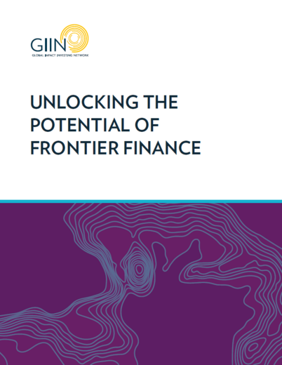 Unlocking the Potential of Frontier Finance