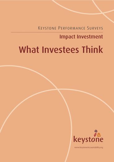 Keystone Performance Survey: Impact Investment 2013