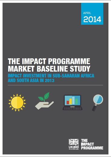 Market Baseline Study: Impact Investment in sub-Saharan Africa and South Asia in 2013