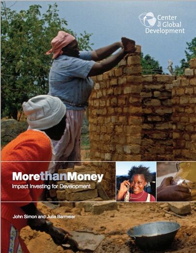 More than Money: Impact Investing for Development