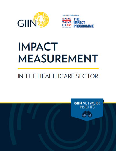 Network Insights: Impact Measurement in the Healthcare Sector