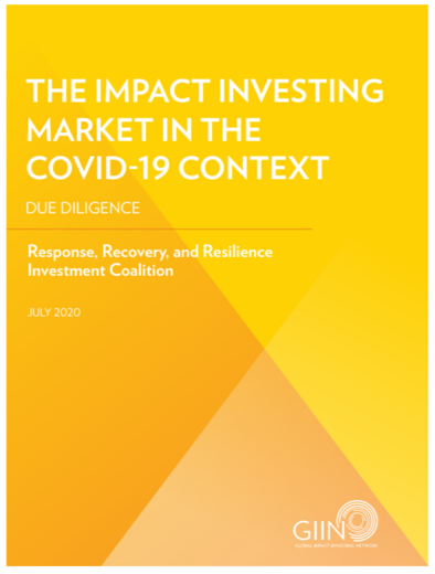 The Impact Investing Market in the COVID-19 Context: Due Diligence