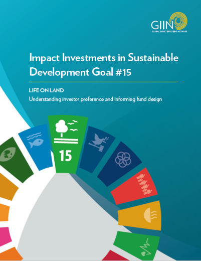 Impact Investments in Sustainable Development Goal #15: Life on Land