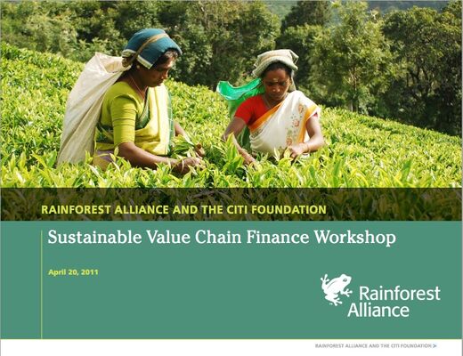 Sustainable Value Chain Finance Workshop Report