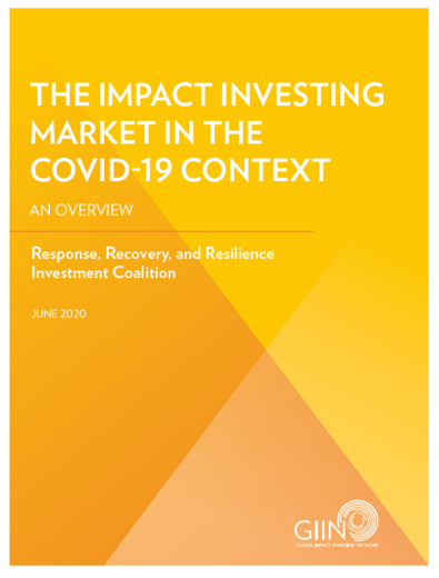 The Impact Investing Market in the COVID-19 Context: An Overview